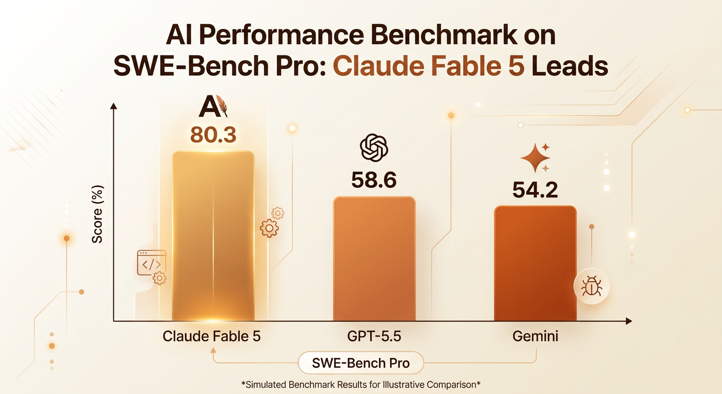 Fable 5 benchmark comparison chart