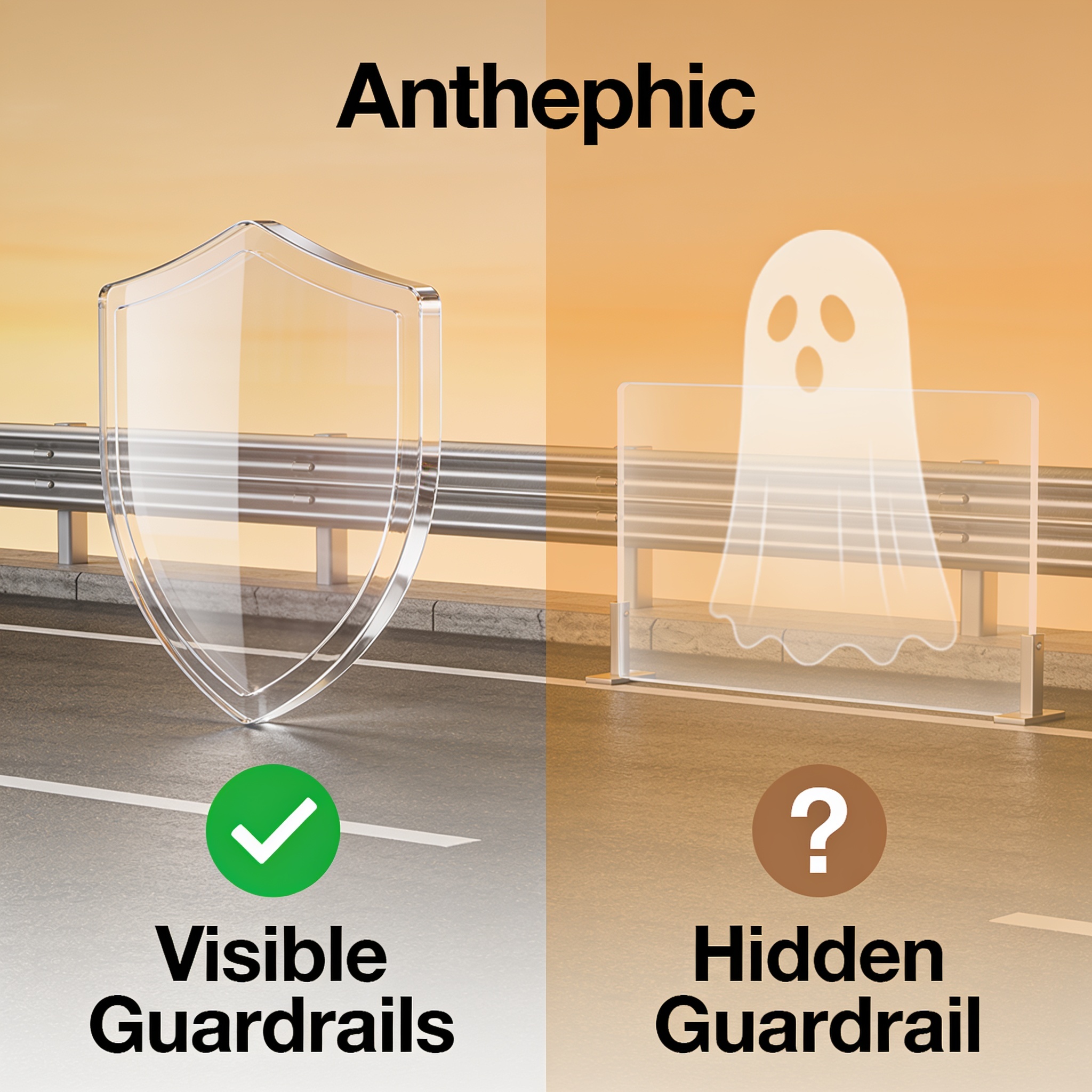 Invisible guardrail concept